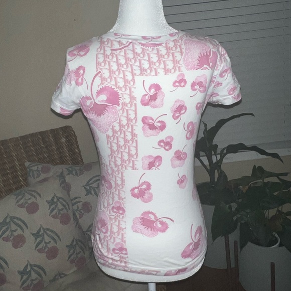 ๐RARE๐ Authentic Vintage Christian Dior Trotter Monogram Logo Top - Picture 3 of 7